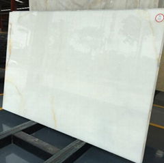 Translucent Snow White Onyx Marble Slabs