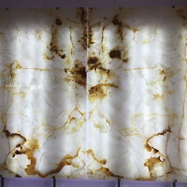 Translucent Snow White Onyx Marble Slabs Countertops Table Top Tiles 4