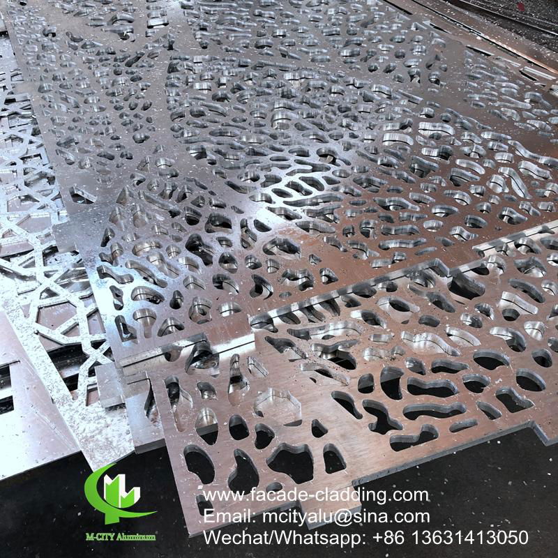 Aluminum CNC cutting cladding panel metal sheet 4