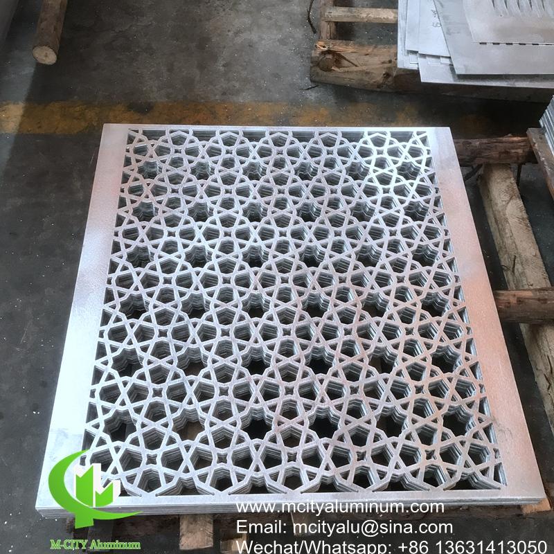 5mm Aluminum laser cutting panel for facade cladding