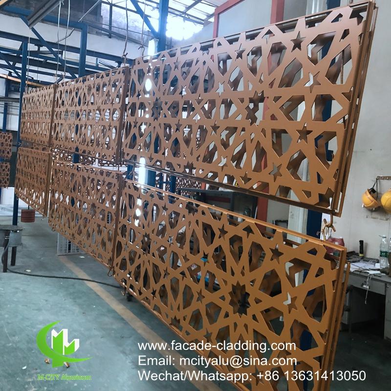 5mm Aluminum laser cutting panel for facade cladding 4