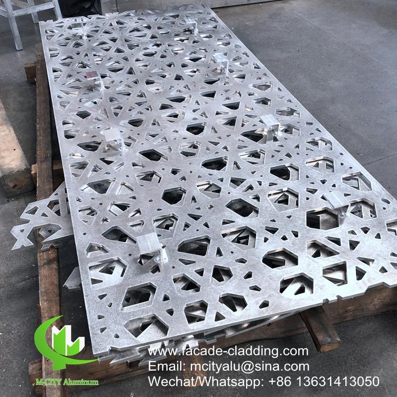 Aluminum laser cutting panel for facade cladding 3