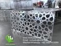 Perforating round holes metal cladding aluminium facades