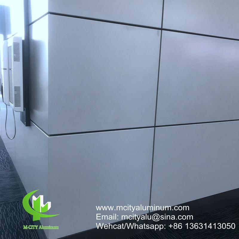 Metal cladding Aluminum facade solid wall panel  3