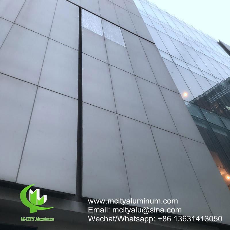 Metal cladding Aluminum facade solid wall panel  2