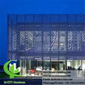 China factory Metal Perforating aluminum facade exterior metal screen PVDF 1