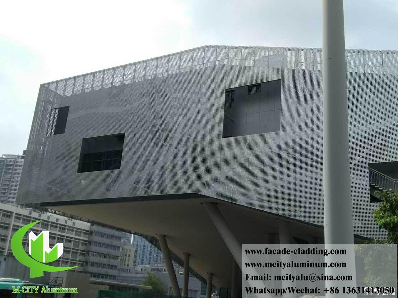 Metal facade Perforated aluminum metal cladding exterior application 4