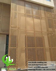 Metal facade Perforated aluminum facade exterior metal screen 3mm