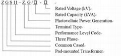 Zgs-Zg Pad-Mounted Transformer for Solar Project