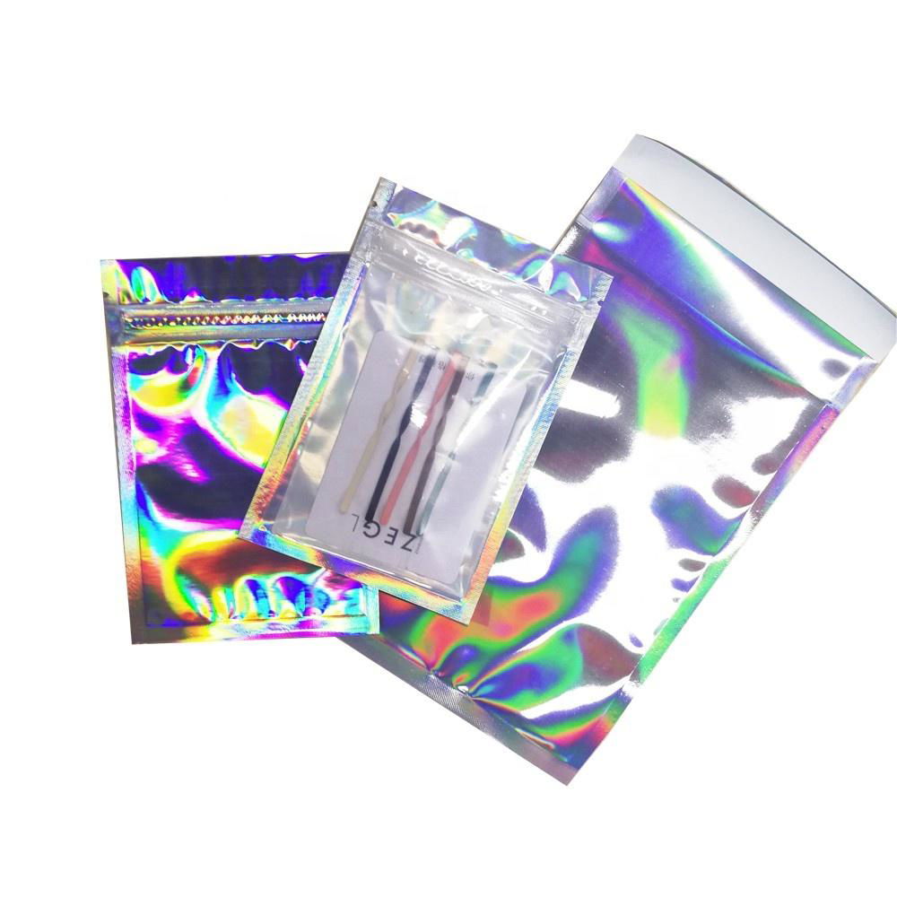 OEM Rainbow Holographic Cosmetic Bag Makeup Brush Toiletry Travel Bag 3