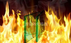 Monolithic Fire Resistant Glass