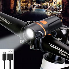 Powerful Lumens Bike Light,USB Rechargeable Bicycle Light