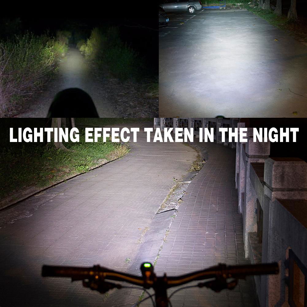 Powerful Lumens Bike Light,USB Rechargeable Bicycle Light 5