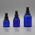 70cc blue PETG plastic spray liquid round perfume cosmetic bottle 3