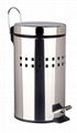 3L Stainless Steel Pedal Waste Bin Trash Can 1