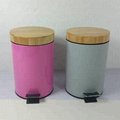 Pedal Bin with Bamboo Lid