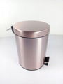 Professional Colorful Stainless Steel Pedal Dust Bin Waste Bin 3