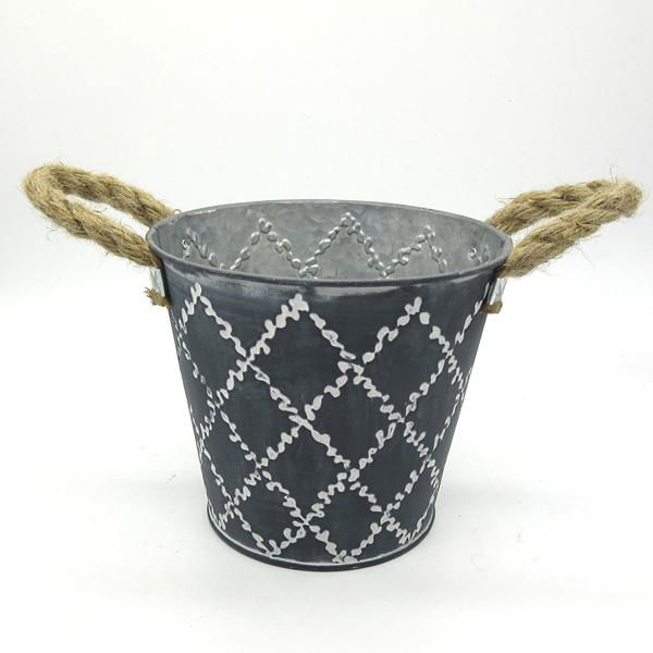 Low price hign quality handmake metal flower pot