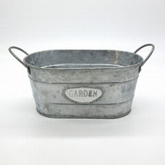 Zinc Buckets metal flower pot