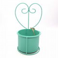 garden flower pot stand metal flower pot