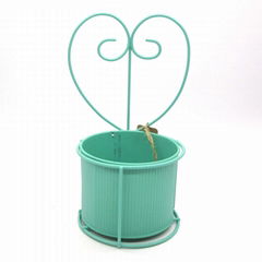 garden flower pot stand metal flower pot