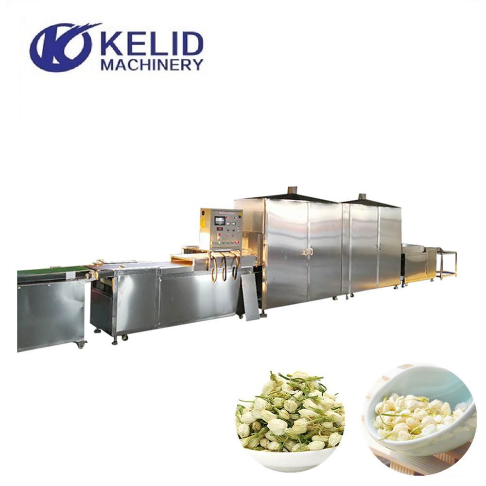 Industrial Microwave Tunnel Drying Dehydrator Machine For Leaf 3