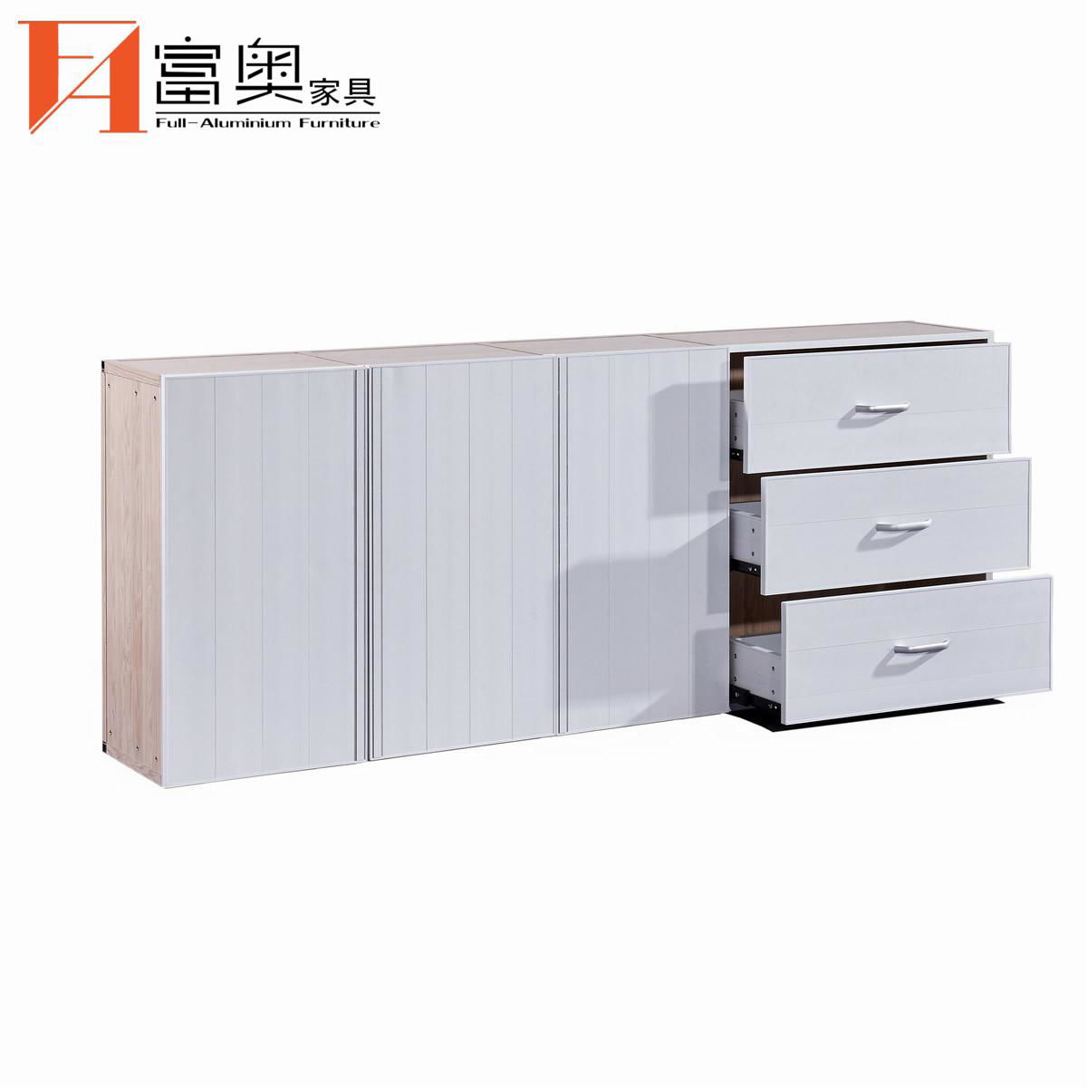 Living Room Cabinet Furniture Aluminum Side Cabinet 3