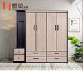 Full Aluminum Bedroom Furniture Aluminum Combined Wardrobe