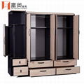 Full Aluminum Bedroom Furniture Aluminum Combined Wardrobe 3