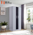 Aluminum Clothing Armoires Bedroom Furniture Metal Wardrobe 1