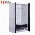 Aluminum Clothing Armoires Bedroom Furniture Metal Wardrobe 3