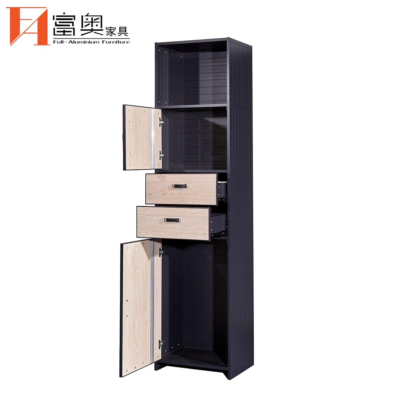 Aluminium Living Room Furniture Corner Storage Cabinet 4