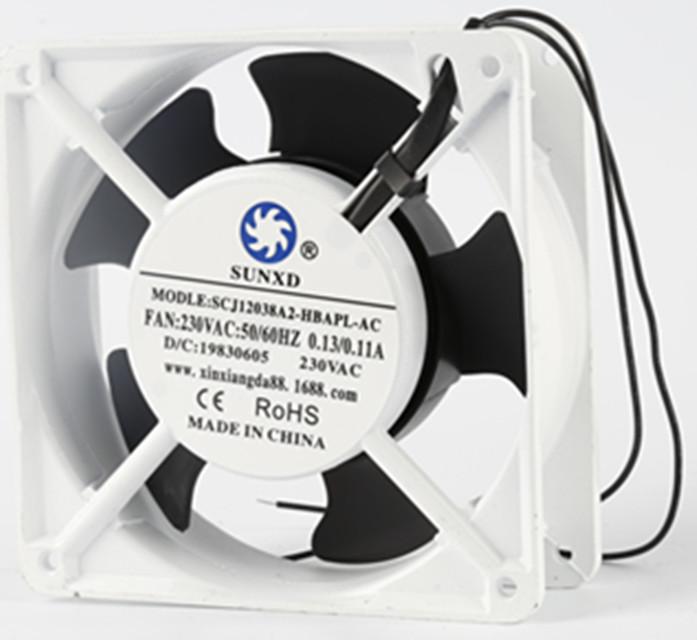 220v  White Frame AC Axial  cooling Fan 12038  3