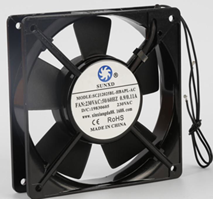  12025  AC 220-380V  Axial Flow cooling  Fan Hight CFM 2