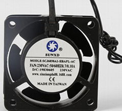 220-380V AC Computer Axial Cooling  Flow Fan 6030