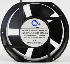 17251 220V AC Axial  Cooling fan  4 inches 5 blades