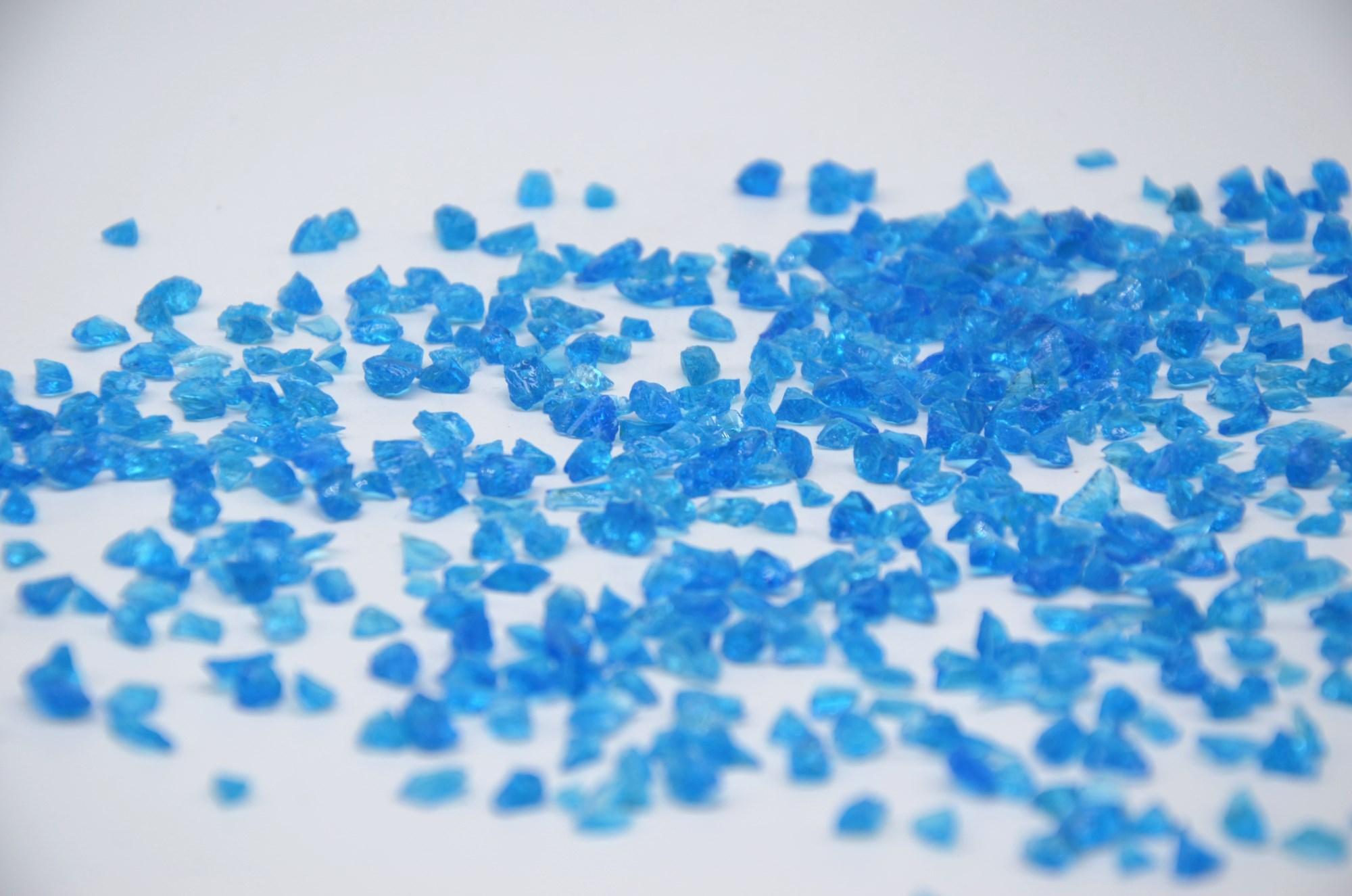 glass mulch purple landscaping decoration crushed glass rocks Recycled