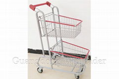 Two Basket Shopping Cart