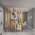 Gold Metal Room Divider        Stainless