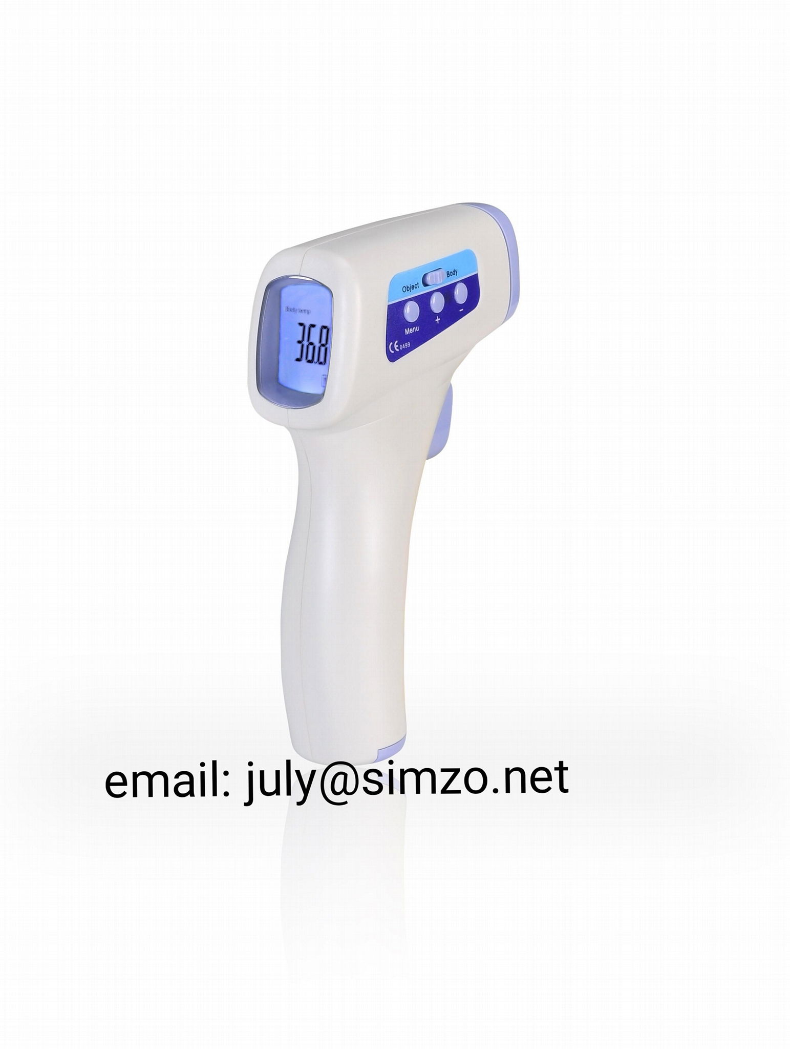 hot product CE approved non-contact forehead thermometer for baby and adult 2