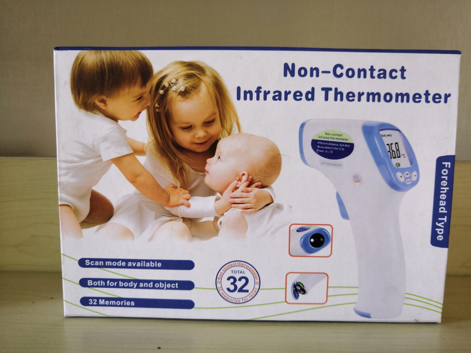 non-conatct infrared forehead thermometer for baby and adult 3
