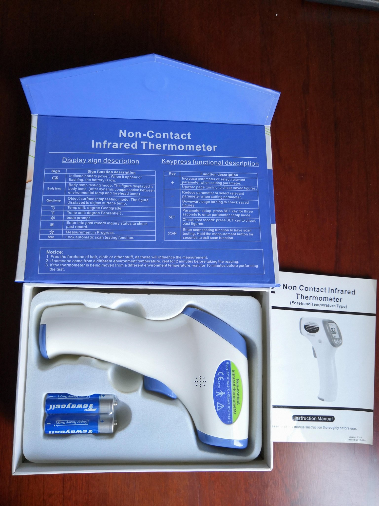 non-conatct infrared forehead thermometer for baby and adult 4