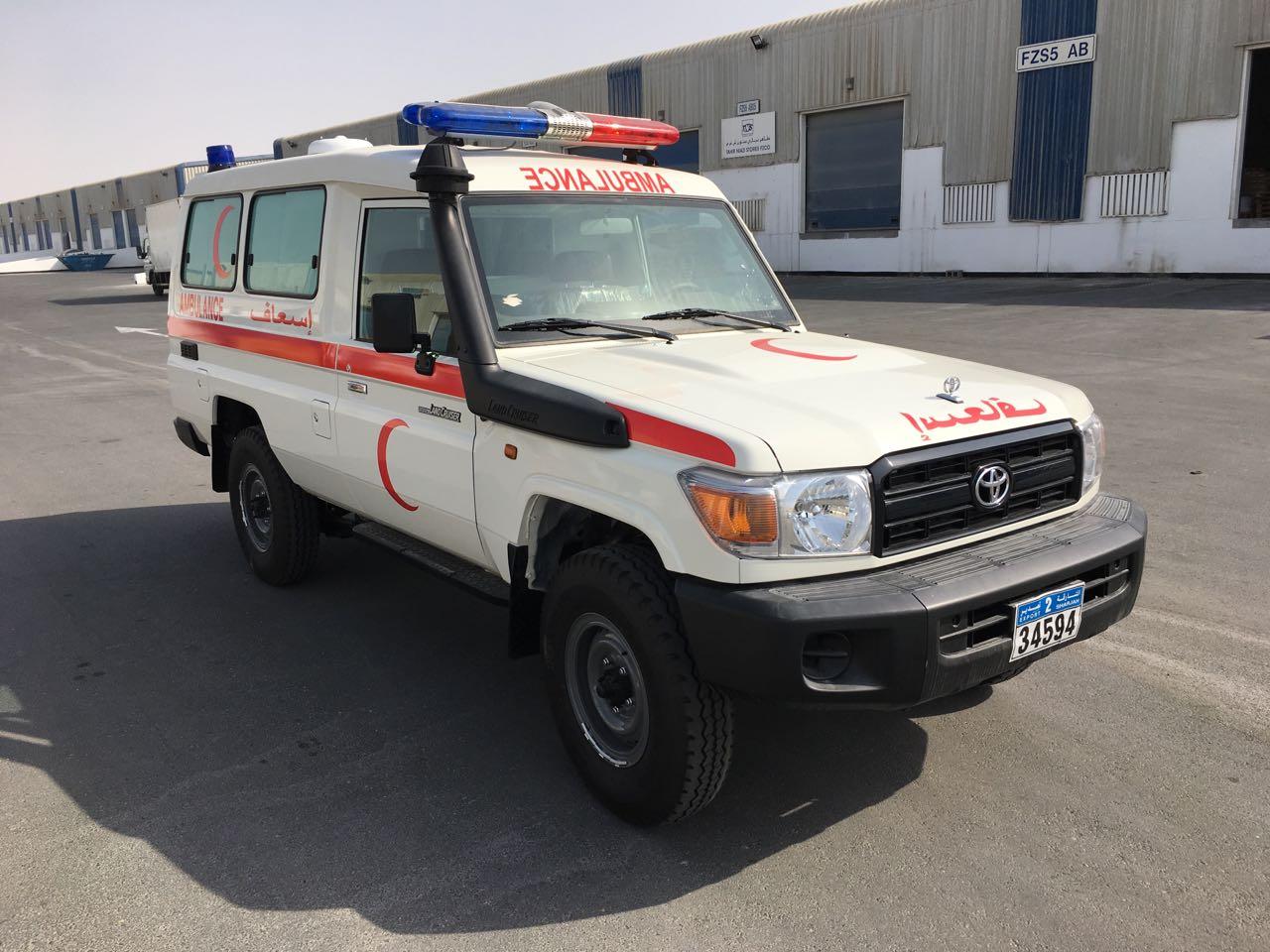 Toyota Land Cruiser Hardtop Ambulance (United Arab Emirates