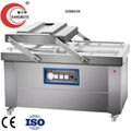 Double chamber vacuum packing machine