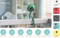 Larkkey Smart Home Alexa Wifi Smart Baby Monitor Camera