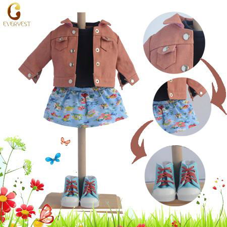 leisure dress for girl dolls  3