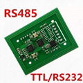RS232接口高频非接触式门禁M1卡读头模块 2