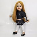 New 18 inch American girl doll with long wig that look real