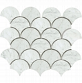 Carrara Marble mosaic tiles for bathroom 1