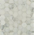 Hexagon marble mosaic tiles for bathrrom and kitchen 3